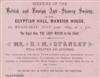 (SLAVERY AND ABOLITION.) STANLEY, HENRY M. Meeting of the British and Foreign Anti-Slavery Society. . .Mr. Henry M. Stanley will delive